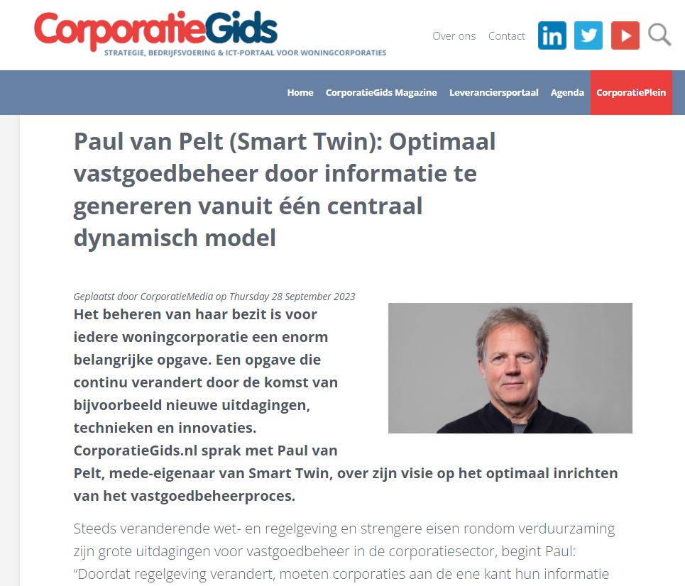 Interview in CorporatieGids